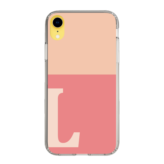 Slim Protection Case［ Original - initial two tone - L pink ］
