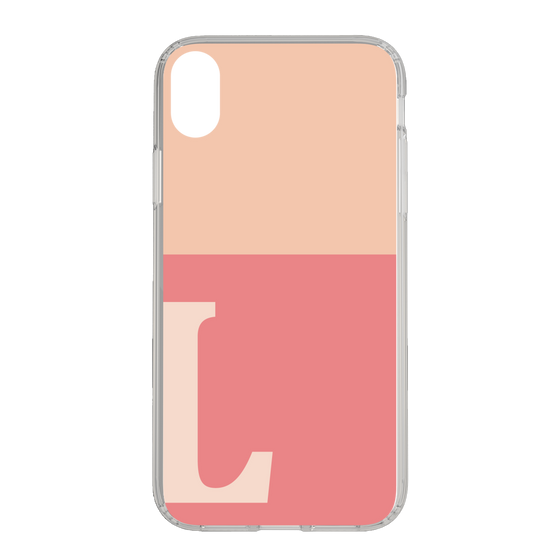 Slim Protection Case［ Original - initial two tone - L pink ］