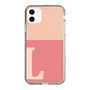 Slim Protection Case［ Original - initial two tone - L pink ］
