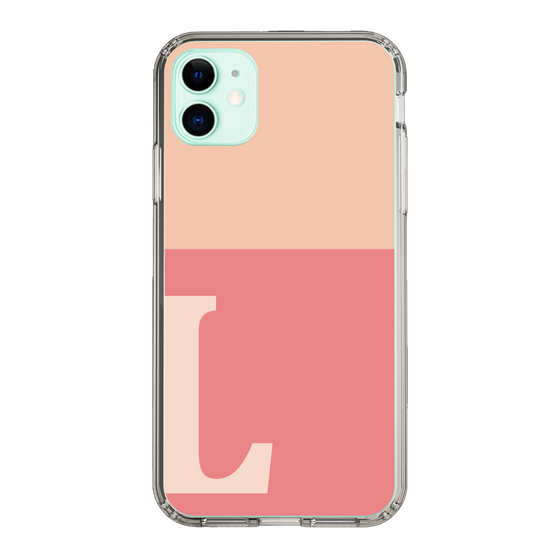Slim Protection Case［ Original - initial two tone - L pink ］