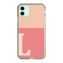 Slim Protection Case［ Original - initial two tone - L pink ］