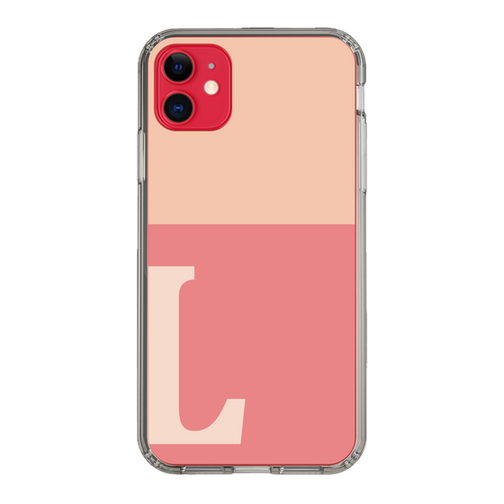 Slim Protection Case［ Original - initial two tone - L pink ］