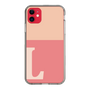 Slim Protection Case［ Original - initial two tone - L pink ］