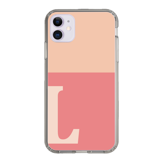 Slim Protection Case［ Original - initial two tone - L pink ］