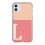 Slim Protection Case［ Original - initial two tone - L pink ］