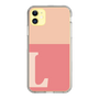 Slim Protection Case［ Original - initial two tone - L pink ］