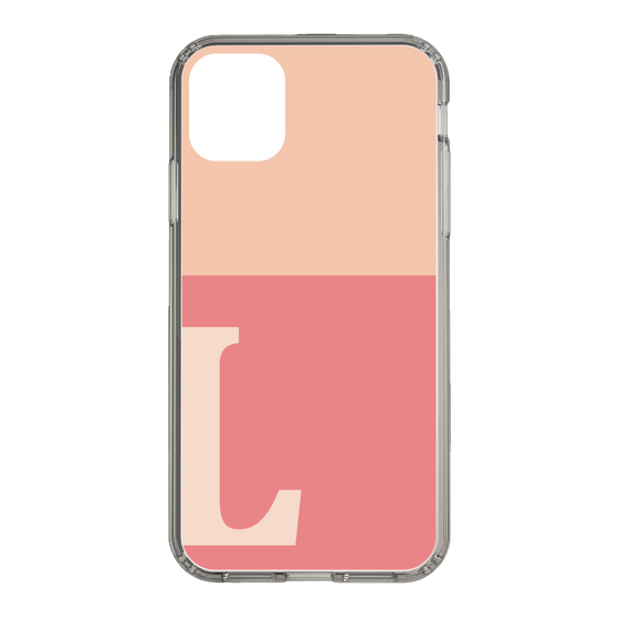 Slim Protection Case［ Original - initial two tone - L pink ］