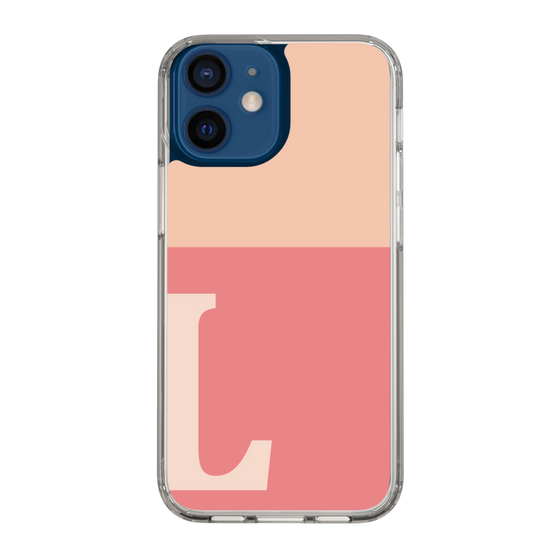 Slim Protection Case［ Original - initial two tone - L pink ］