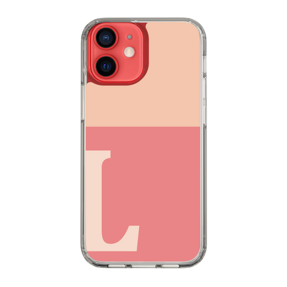 Slim Protection Case［ Original - initial two tone - L pink ］