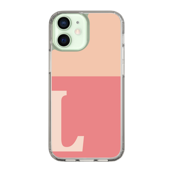 Slim Protection Case［ Original - initial two tone - L pink ］