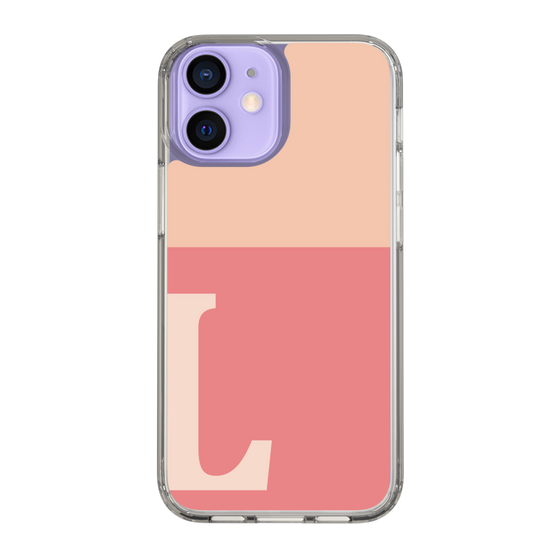 Slim Protection Case［ Original - initial two tone - L pink ］