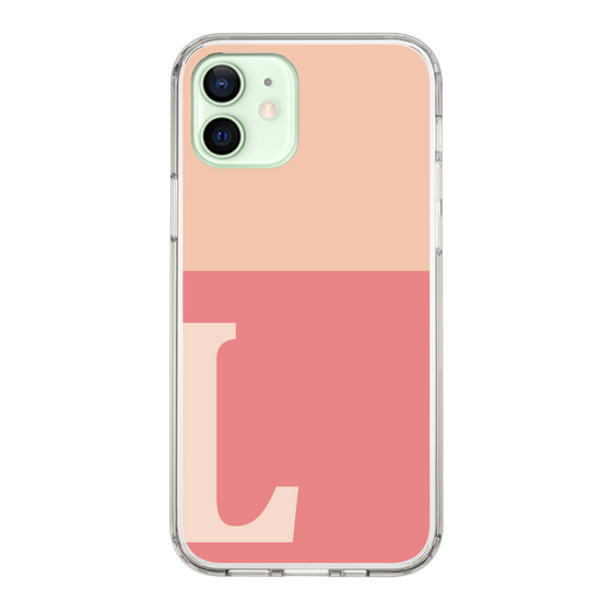 Slim Protection Case［ Original - initial two tone - L pink ］