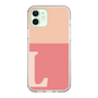 Slim Protection Case［ Original - initial two tone - L pink ］