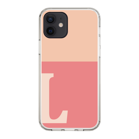 Slim Protection Case［ Original - initial two tone - L pink ］