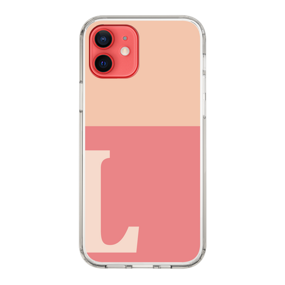 Slim Protection Case［ Original - initial two tone - L pink ］