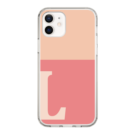 Slim Protection Case［ Original - initial two tone - L pink ］