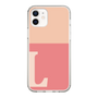 Slim Protection Case［ Original - initial two tone - L pink ］