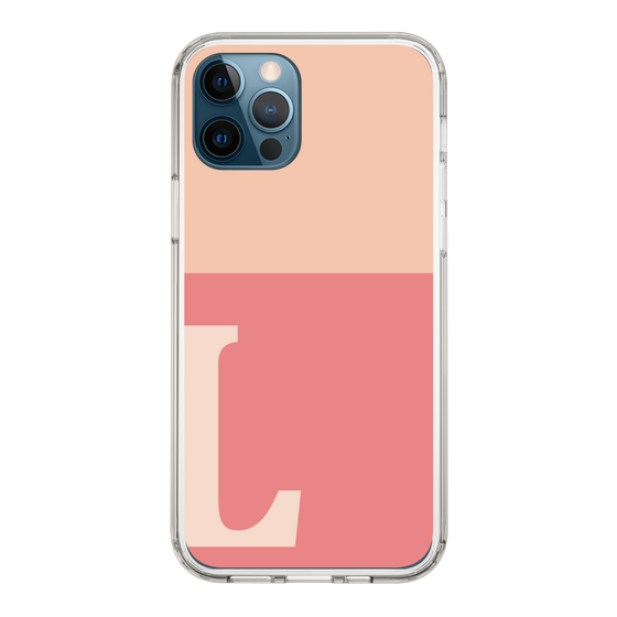 Slim Protection Case［ Original - initial two tone - L pink ］