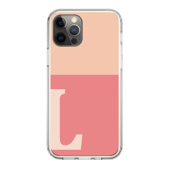 Slim Protection Case［ Original - initial two tone - L pink ］