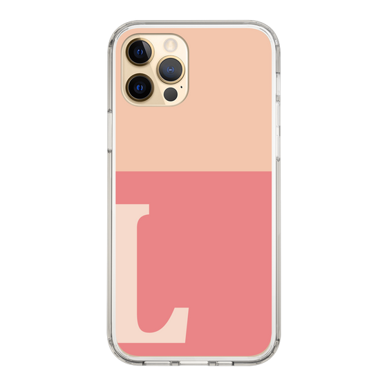 Slim Protection Case［ Original - initial two tone - L pink ］