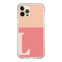 Slim Protection Case［ Original - initial two tone - L pink ］