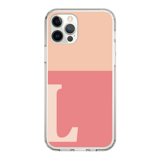 Slim Protection Case［ Original - initial two tone - L pink ］