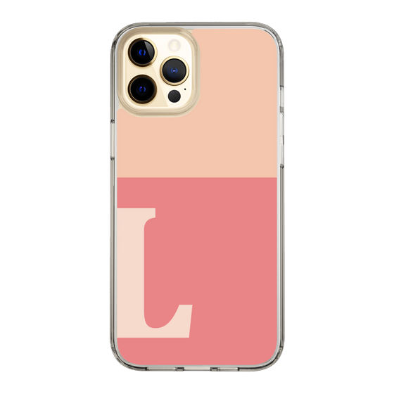 Slim Protection Case［ Original - initial two tone - L pink ］