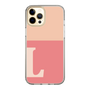 Slim Protection Case［ Original - initial two tone - L pink ］