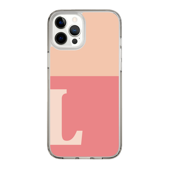 Slim Protection Case［ Original - initial two tone - L pink ］