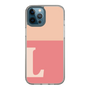 Slim Protection Case［ Original - initial two tone - L pink ］