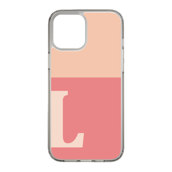 Slim Protection Case［ Original - initial two tone - L pink ］