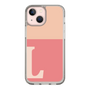 Slim Protection Case［ Original - initial two tone - L pink ］