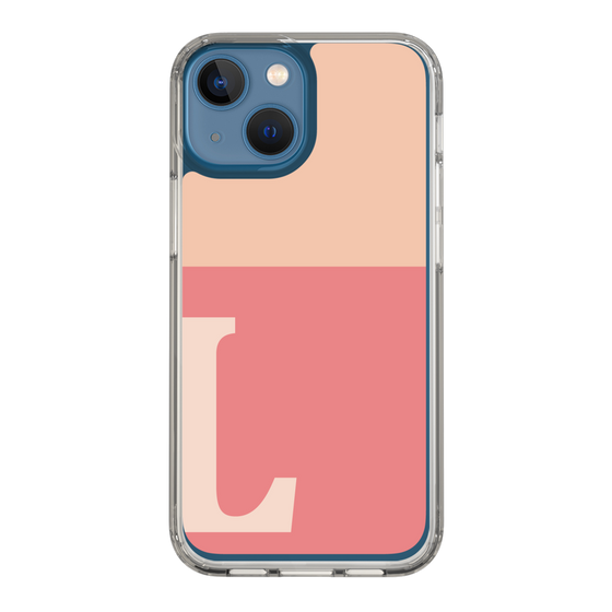 Slim Protection Case［ Original - initial two tone - L pink ］