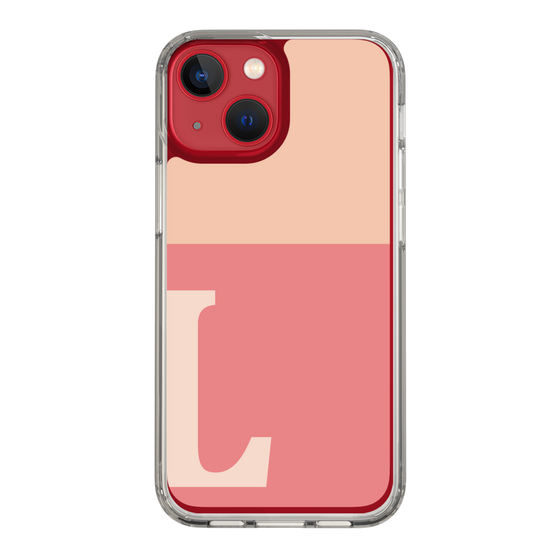 Slim Protection Case［ Original - initial two tone - L pink ］