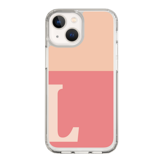 Slim Protection Case［ Original - initial two tone - L pink ］