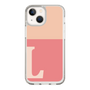 Slim Protection Case［ Original - initial two tone - L pink ］