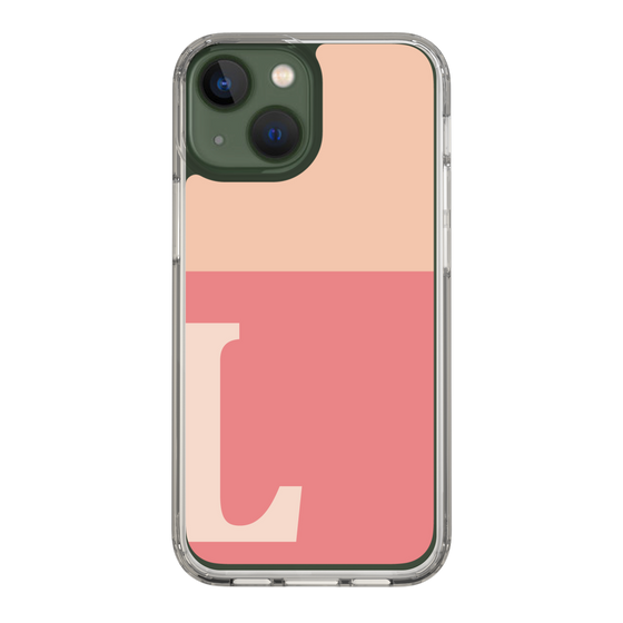 Slim Protection Case［ Original - initial two tone - L pink ］