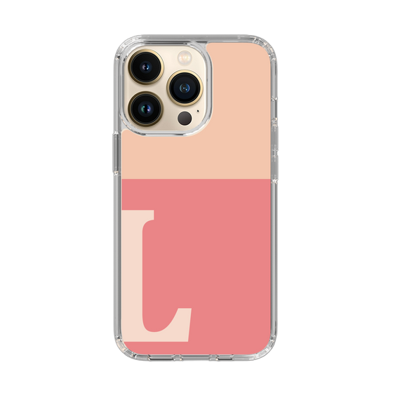 Slim Protection Case［ Original - initial two tone - L pink ］
