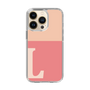 Slim Protection Case［ Original - initial two tone - L pink ］