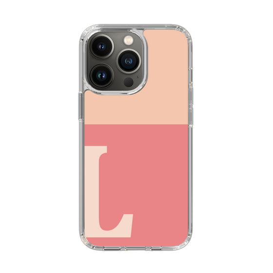 Slim Protection Case［ Original - initial two tone - L pink ］