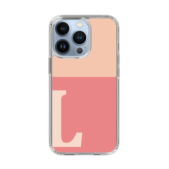 Slim Protection Case［ Original - initial two tone - L pink ］