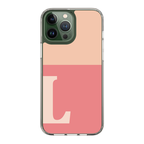 Slim Protection Case［ Original - initial two tone - L pink ］