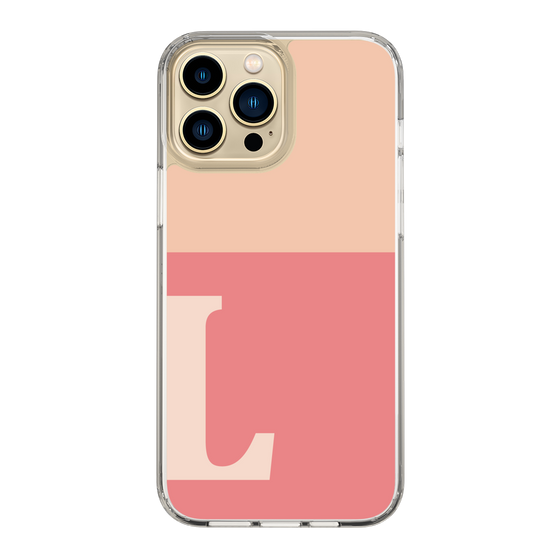 Slim Protection Case［ Original - initial two tone - L pink ］