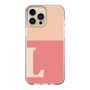 Slim Protection Case［ Original - initial two tone - L pink ］