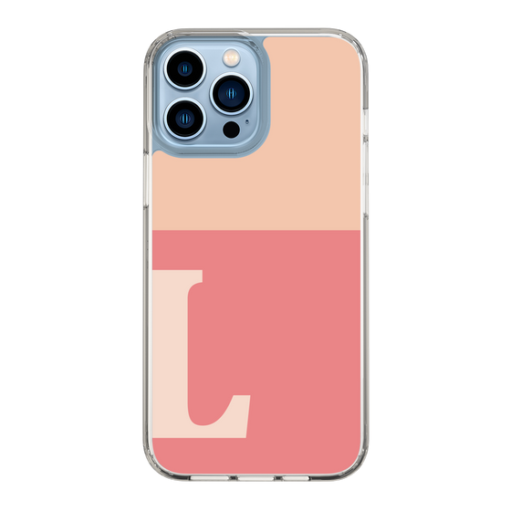 Slim Protection Case［ Original - initial two tone - L pink ］