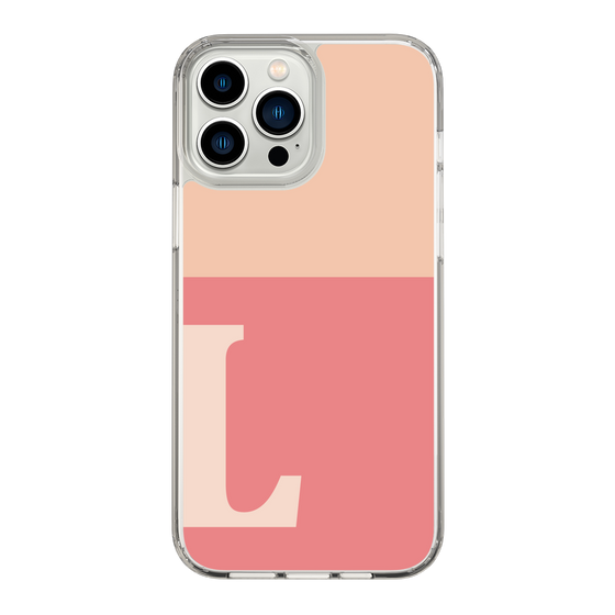 Slim Protection Case［ Original - initial two tone - L pink ］