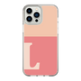 Slim Protection Case［ Original - initial two tone - L pink ］