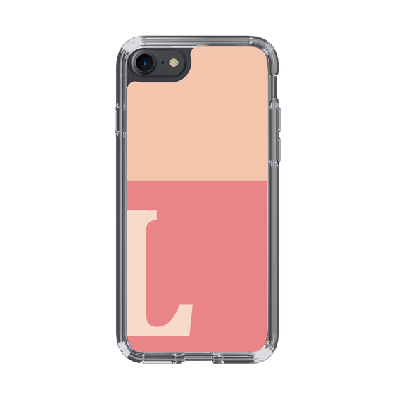 Slim Protection Case［ Original - initial two tone - L pink ］