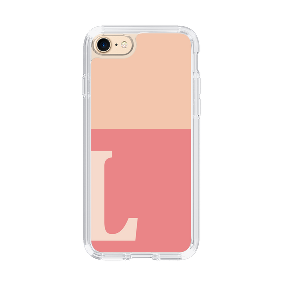 Slim Protection Case［ Original - initial two tone - L pink ］