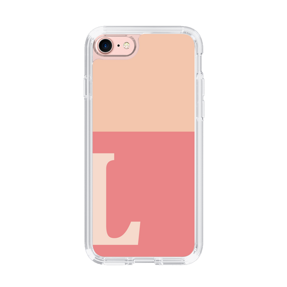Slim Protection Case［ Original - initial two tone - L pink ］